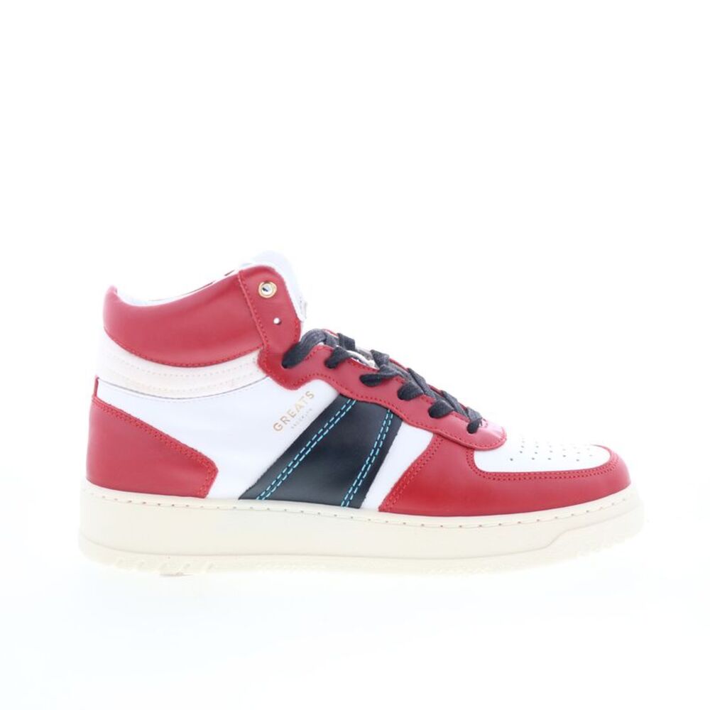 Greats Mens Saint James High Red Shoes (NWT)
